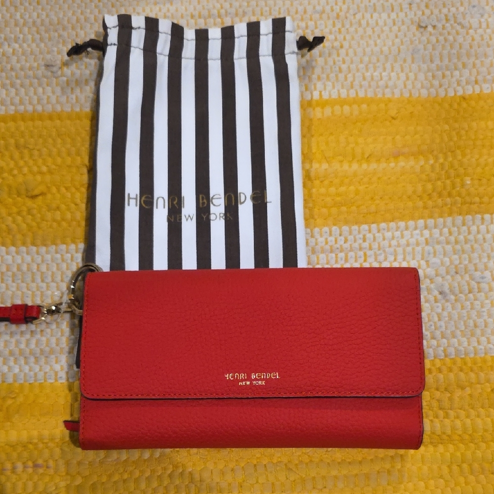 Henri Bendel Vibrant Red Clutch